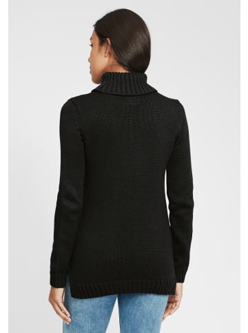 Oxmo Rollkragenpullover OXPia in Schwarz