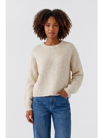 Oui Pullover in light beige mel