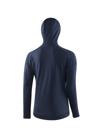 Löffler W HOODYMERINO-FLEECE in Blau