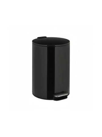 relaxdays Treteimer in Schwarz - 12 Liter
