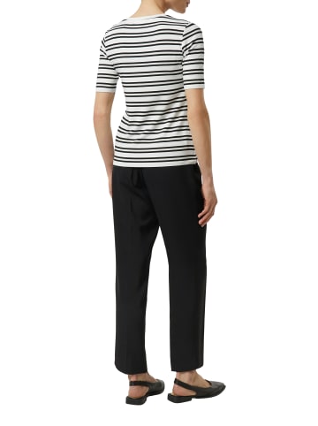 comma Shirt in weiß schwarz