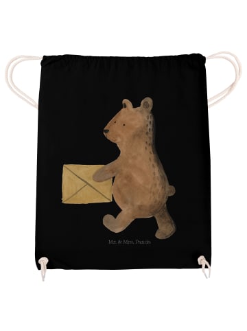 Mr. & Mrs. Panda gym tasche Bär Zuhause ohne Spruch in Schwarz