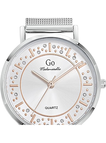 Girl Only Analog-Armbanduhr Girl Only Mademoiselle silber mittel (ca. 34mm)