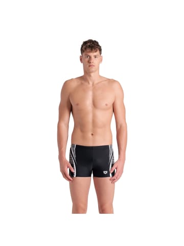 Arena Graphic Shorts in Schwarz-Weiss