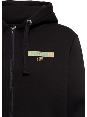 King Kerosin Sweatjacke in Schwarz