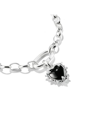 Thomas Sabo Charm-Anhänger in silber, schwarz, weiß
