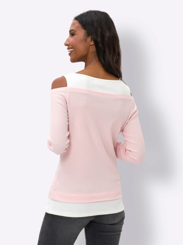 Heine 2-in-1-Shirt in hellrosé