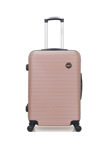 BlueStar Mittelgroßer Koffer LONDON in Rosa (64L)