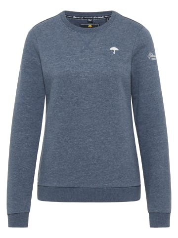 Schmuddelwedda Sweatpullover in Rauchmarine Melange