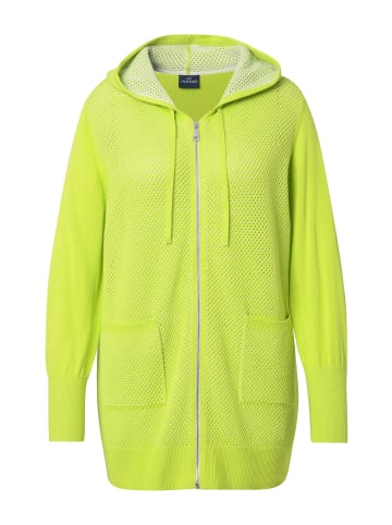 LAURASØN Strickjacke in limettengrün