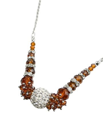 collezione alessandro Kurze Kette " Miriam " in braun