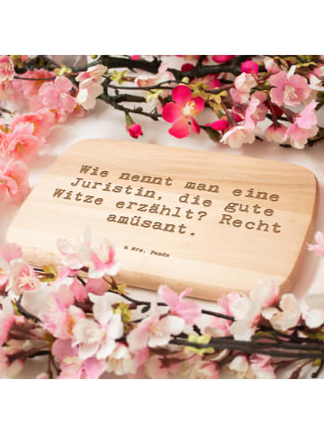 Mr. & Mrs. Panda Küchenbrett Spruch Juristin Humor mit Spruch in Transparent
