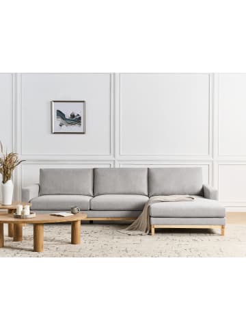Beliani Ecksofa SIGGARD in Grau/Braun - (W) 321 x (H) 92 x (L) 168 cm