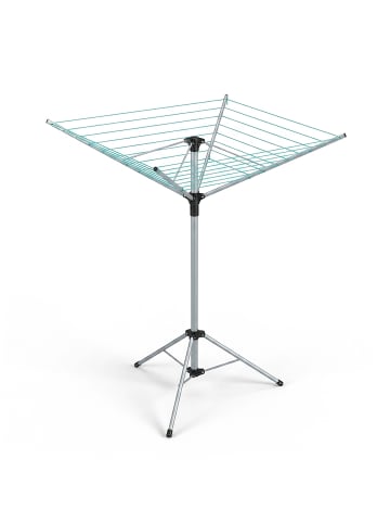 relaxdays Wäschespinne in Silber - (H)140 cm