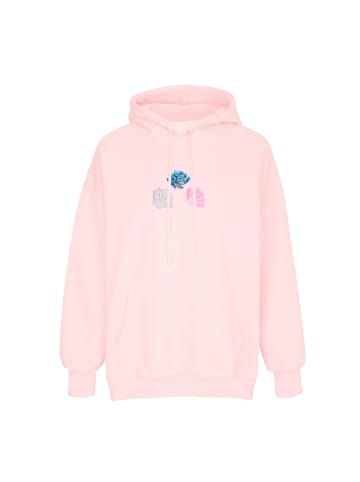 IZIA Women Hoodie in Light Rose