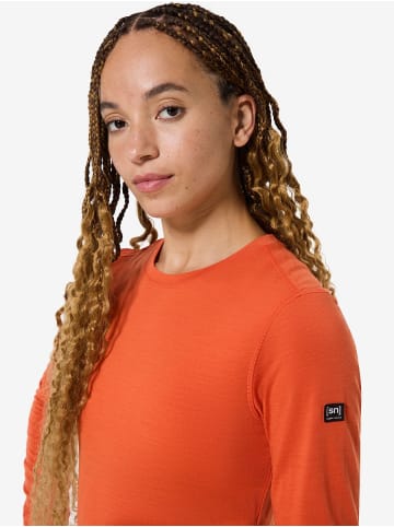super.natural Merino Longsleeve W TUNDRA175 LS in rot