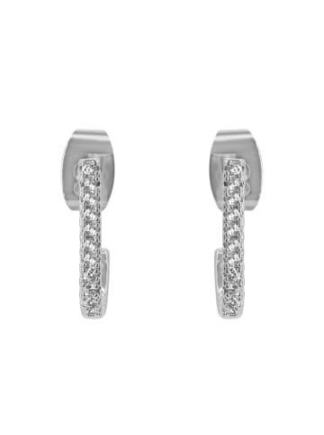 Steel_Art Ohrstecker für Frauen Abigail silberfarben in silberfarben poliert