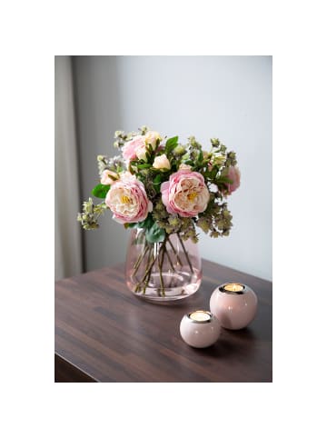 Fink Vase "Sunday" in Rose - H. 19 cm - D. 18 cm