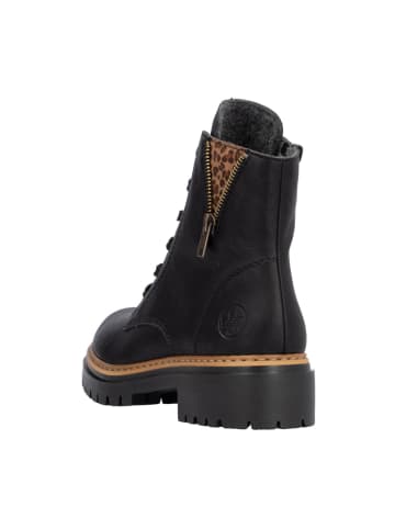 rieker Schnürstiefeletten in Schwarz