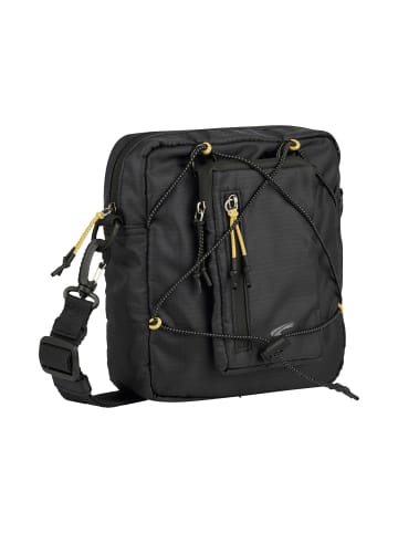 Camel Active Shores Cross Bag mit reflektierenden Elementen in Schwarz