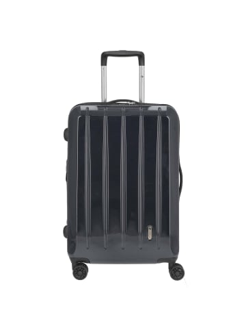 Check.In London 2.0 - 4-Rollen-Trolley 67 cm (orange) in carbon blau
