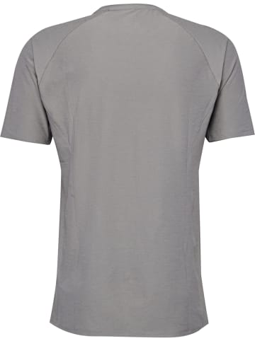 Hummel Sportshirt mit elastischem Material in Grau