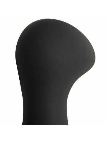 Lumunu Deluxe Silikon Massage Butt Plug (22 mm - 42 mm) in Schwarz