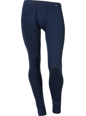 Ammann Baumwolle, Feinripp Unterhose, lang in marine