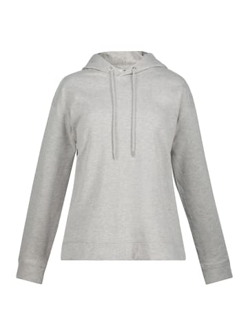 Gina Laura Hoodie-Shirt in grau melange