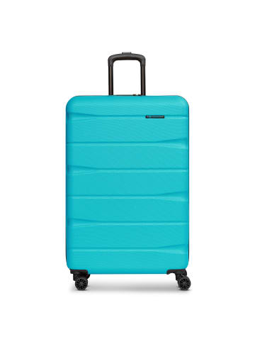 Franky Munich 4.0 4 Rollen Trolley L 76 cm mit Dehnfalte in aqua dull