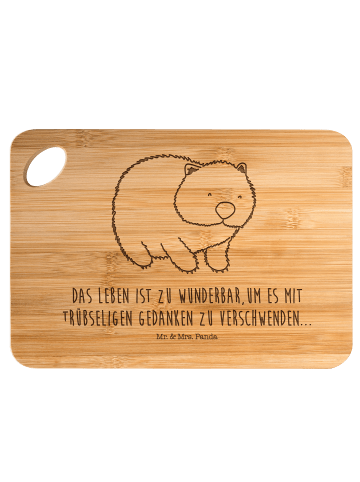 Mr. & Mrs. Panda Brett Wombat mit Spruch in Braun