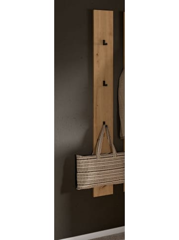Inn.Furn Garderobenpaneel Artisan Eiche, Wandgarderobe 16 x 160 cm mit 3 Haken