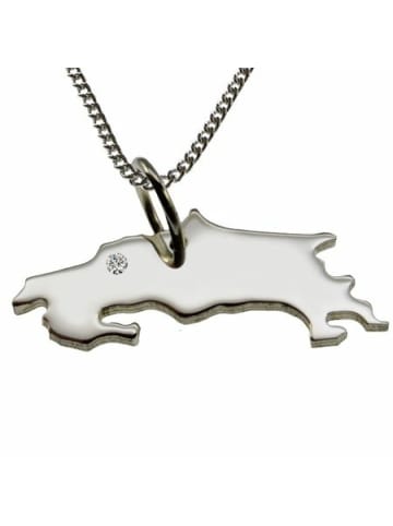 Schmuckador Halskette 50cm Costa Rica in silber