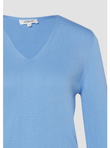 s.Oliver Strickpullover in 5141_blau