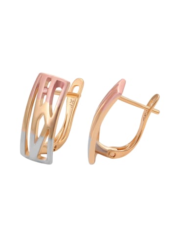 faina Women Huggie Earrings in Rose Gold