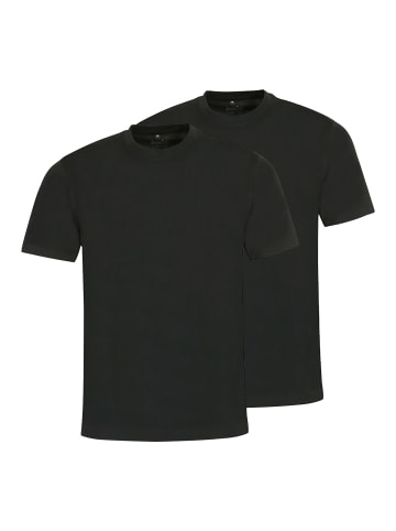 hajo T-Shirt 2er Pack in Schwarz