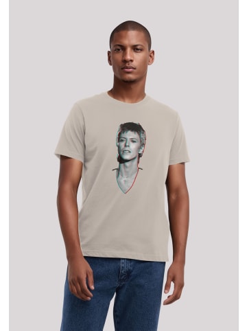 F4NT4STIC T-Shirt TV Times Pop Star David Bowie Portrait 1977 in sand