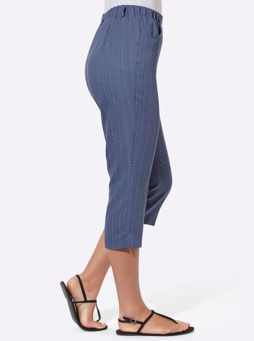 Sieh an! Capri-Hose in rauchblau