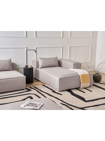 Beliani Sofaelement BRANDE in Braun - (W) 122 x (H) 70 x (L) 184 cm