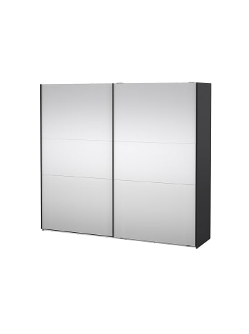 ebuy24 Schiebetürenschrank Como (2-türig) Grau 244 x 67 cm