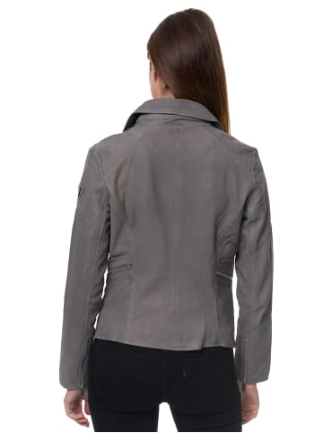 Tazzio Lederjacke "F500" - in Grau