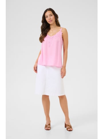 Cream Ärmellose Bluse CRAnna A-shape in Begonia Pink