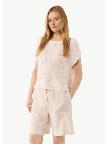 comma CI Strickpullunder keine Ärmellänge in Weiß
