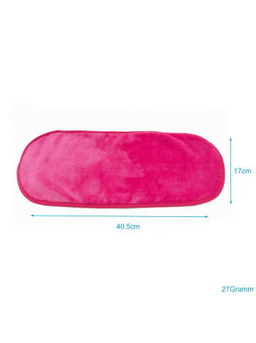 Intirilife 3er Set Abschminktücher Mikrofaser Make-Up Entferner wiederverwendbar in Pink