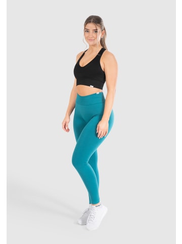 SMILODOX Leggings Slayton Scrunch in Petrol