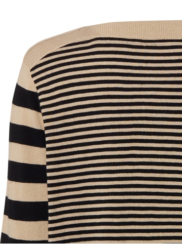 MARC CAIN SPORTS  Pullover in beige schwarz - 0001