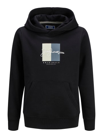 JACK & JONES Junior Kapuzenpullover in Black