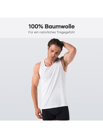 Barrio 13 3er Pack: Tank Top in weiß