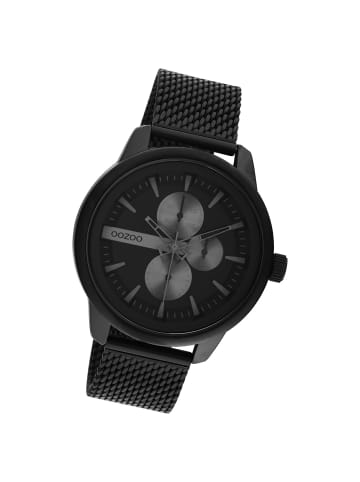 Oozoo Analog-Armbanduhr Oozoo Timepieces schwarz groß (ca. 45mm)