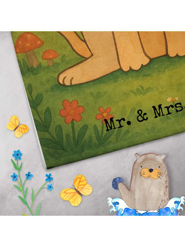 Mr. & Mrs. Panda Gästehandtücher Einhorn Katze Design ohne Spruch in Weiß